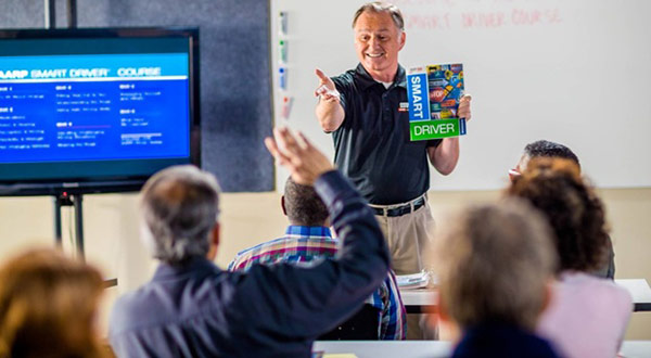 Man giving lecture